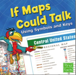 bird pointing to map key 